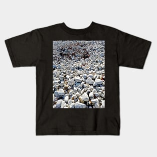 Chalk, Pebble, Glowing Seaweed Beach Kids T-Shirt